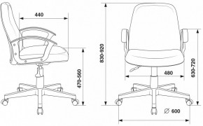 Кресло компьютерное CH-808-LOW/#B в Ишиме - ishim.mebel24.online | фото 3