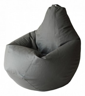 Кресло-мешок Серая ЭкоКожа 3XL 150*110 см в Ишиме - ishim.mebel24.online | фото