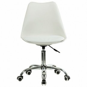 Кресло стул BRABIX "Eames MG-310 CH", хром, пластик белый, экокожа белая, 532923 в Ишиме - ishim.mebel24.online | фото 1