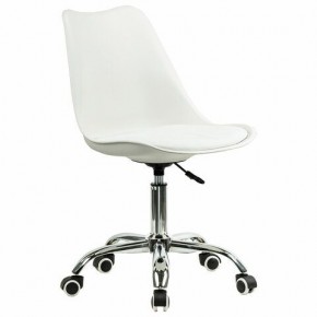 Кресло стул BRABIX "Eames MG-310 CH", хром, пластик белый, экокожа белая, 532923 в Ишиме - ishim.mebel24.online | фото 2