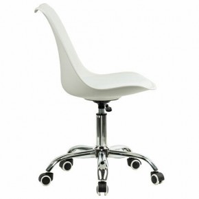 Кресло стул BRABIX "Eames MG-310 CH", хром, пластик белый, экокожа белая, 532923 в Ишиме - ishim.mebel24.online | фото 3