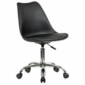 Кресло стул BRABIX "Eames MG-310 CH", хром, пластик черный, экокожа черная, 532925 в Ишиме - ishim.mebel24.online | фото 2