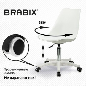 Кресло стул BRABIX "Eames MG-310 PL", пластик белый, экокожа белая, 532926 в Ишиме - ishim.mebel24.online | фото 5
