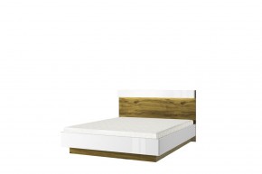 Кровать 160 с подъемником, TORINO, цвет белый/Дуб наварра в Ишиме - ishim.mebel24.online | фото