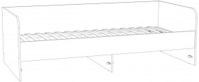 Кровать 900х2000 "Банни" НМ 041.38 с основанием (Бисквит) в Ишиме - ishim.mebel24.online | фото 4