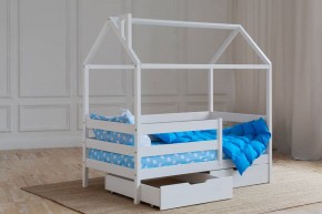 Кровать-домик 80*160 Белый в Ишиме - ishim.mebel24.online | фото 3