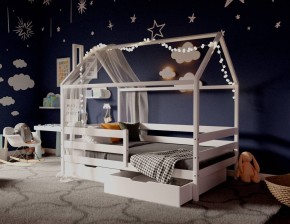 Кровать-домик 80*190 Белый в Ишиме - ishim.mebel24.online | фото