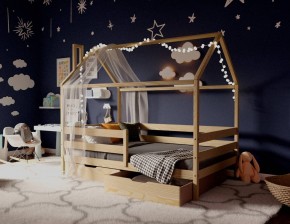 Кровать-домик 80*190 без покраски в Ишиме - ishim.mebel24.online | фото