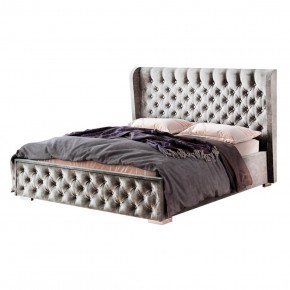 Кровать Франческа КР-16 1600 под подъемный механизм ГРАФИТ в Ишиме - ishim.mebel24.online | фото