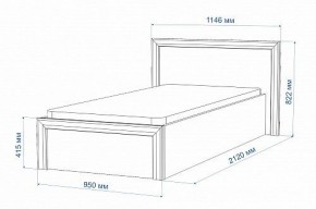 Кровать односпальная Нобиле Кр-90 в Ишиме - ishim.mebel24.online | фото 2