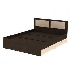 Кровать Ольга L45 (1200) 2 ящика (Венге-ДМ) в Ишиме - ishim.mebel24.online | фото