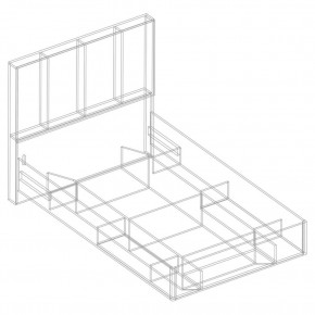 Кровать "Сандра" БЕЗ основания 1200х2000 в Ишиме - ishim.mebel24.online | фото 4