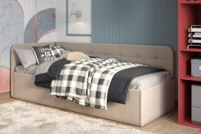 Кровать Зарина угловая Newtone light beige угол правый в Ишиме - ishim.mebel24.online | фото 1