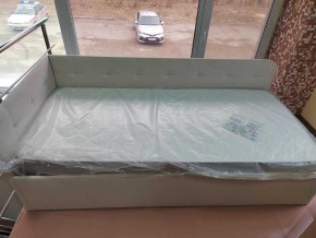 Кровать Зарина угловая Newtone light beige угол правый в Ишиме - ishim.mebel24.online | фото 2