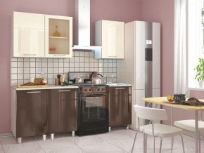Кухня Танго модульная шоколад-ваниль в Ишиме - ishim.mebel24.online | фото 2
