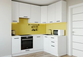 Кухонный гарнитур Белый Глянец 2200*1600 h950 (Стол. 26мм) в Ишиме - ishim.mebel24.online | фото 1