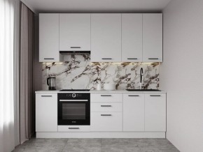 Кухонный гарнитур Белый Глянец 2400 h950 (Стол. 26мм) в Ишиме - ishim.mebel24.online | фото 1