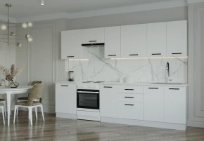 Кухонный гарнитур Белый Глянец 3000 (Стол. 26мм) в Ишиме - ishim.mebel24.online | фото