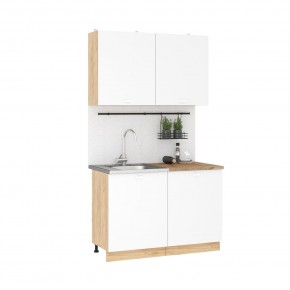 Кухонный гарнитур Дана 1.2 м (дуб крафт золотой/белый) в Ишиме - ishim.mebel24.online | фото 3