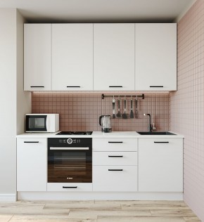 Кухонный гарнитур Жемчуг 2200 (Стол. 38мм) в Ишиме - ishim.mebel24.online | фото