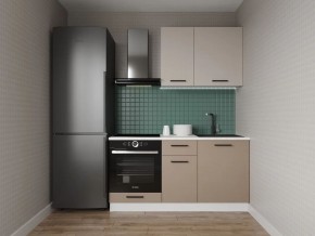 Кухонный гарнитур Каппучино 1600 (Стол. 38мм) в Ишиме - ishim.mebel24.online | фото