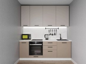 Кухонный гарнитур Каппучино 2200 h950 (Стол. 26мм) в Ишиме - ishim.mebel24.online | фото