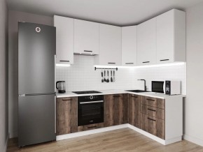 Кухонный гарнитур Старое Дерево 2200*1600 h950 (Стол. 26мм) в Ишиме - ishim.mebel24.online | фото 1