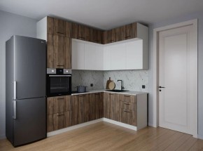 Кухонный гарнитур Старое Дерево 2200*1700 (Стол. 38мм) в Ишиме - ishim.mebel24.online | фото 1
