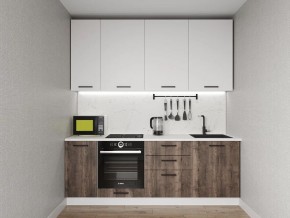 Кухонный гарнитур Старое Дерево 2200 h950 (Стол. 26мм) в Ишиме - ishim.mebel24.online | фото