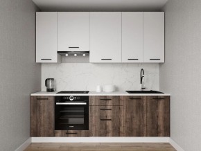 Кухонный гарнитур Старое Дерево 2400 h950 (Стол. 26мм) в Ишиме - ishim.mebel24.online | фото 1