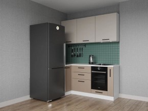 Кухонный гарнитур угловой Каппучино 1000*1800 (Стол. 38мм) в Ишиме - ishim.mebel24.online | фото