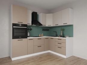 Кухонный гарнитур угловой Каппучино 2400*1600 (Стол. 26мм) в Ишиме - ishim.mebel24.online | фото