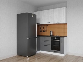 Кухонный гарнитур угловой Санторини 1000*1800 (Стол. 26мм) в Ишиме - ishim.mebel24.online | фото 1