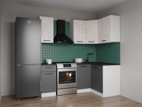 Кухонный гарнитур угловой Санторини 2000*1200 (Стол. 38мм) в Ишиме - ishim.mebel24.online | фото 1