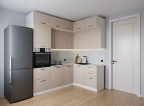 Кухонный гарнитур угловой Шампань 2200*1700 (Стол. 26мм) в Ишиме - ishim.mebel24.online | фото