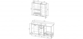 Кухонный гарнитур Умбра 1600 h950 (Стол. 38мм) в Ишиме - ishim.mebel24.online | фото 2