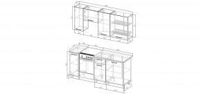 Кухонный гарнитур Виола 1800 (Стол. 26мм) в Ишиме - ishim.mebel24.online | фото 2