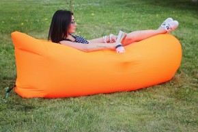 Лежак надувной Lamzac Airpuf Оранжевый в Ишиме - ishim.mebel24.online | фото 3