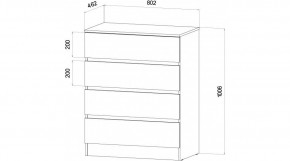ЛЕНОРА Спальный гарнитур (модульный) графит в Ишиме - ishim.mebel24.online | фото 3