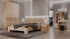 ЛЕНОРА Спальный гарнитур (модульный) кашемир в Ишиме - ishim.mebel24.online | фото