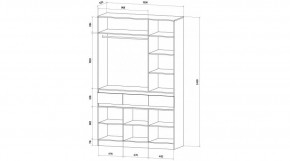 ЛЕНОРА Спальный гарнитур (модульный) кашемир в Ишиме - ishim.mebel24.online | фото 9
