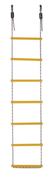 Лестница веревочная 7 перекладин цв.желтый D=25  в Ишиме - ishim.mebel24.online | фото 1