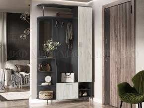 ЛИКА №2 Прихожая ЛДСП (графит/дуб крафт белый) в Ишиме - ishim.mebel24.online | фото