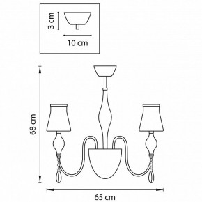 Люстра на штанге Lightstar Escica 806050 в Ишиме - ishim.mebel24.online | фото 6