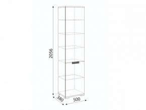 Мармарис (гостиная) М12 Пенал в Ишиме - ishim.mebel24.online | фото 2