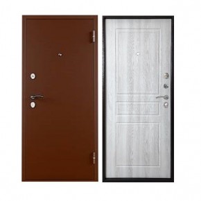 Металлическая дверь ТИТАН (МЕТАЛЛ-ПАНЕЛЬ) 2050*860/ПРАВАЯ (Медный Антик/Ривьера айс) в Ишиме - ishim.mebel24.online | фото