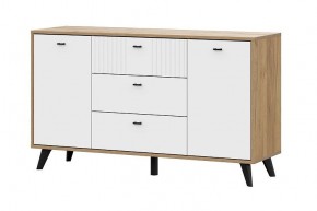 МИЛАН Детская (Дуб Золотой/Белый матовый) в Ишиме - ishim.mebel24.online | фото 16