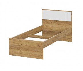 МИЛАН Кровать одинарная 900 (Белый матовый) *без основания в Ишиме - ishim.mebel24.online | фото