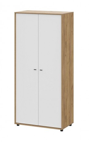 МИЛАН Шкаф двухстворчатый (Белый матовый) в Ишиме - ishim.mebel24.online | фото