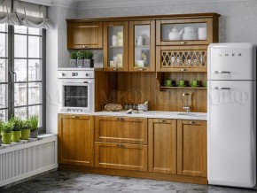 МИЛАНО Кухонный гарнитур 2,2 м Компоновка №3 (Орех) в Ишиме - ishim.mebel24.online | фото